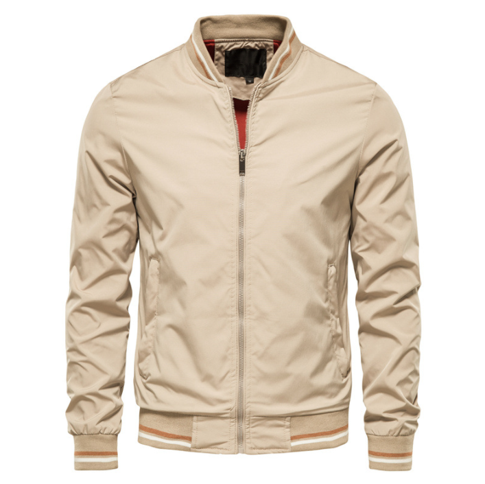 OEM Service Men's Coats Custom Running Jacket Satin Embroidered Bomber Men Clothing Running Baseball Windbreaker Jacket