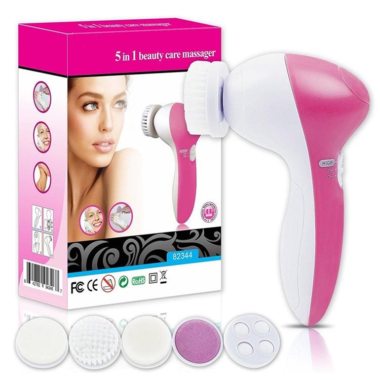 Handheld Waterproof Face Skin Cleanser Massager Beauty Device Silicone Pore Mini Face Cleansing Brush