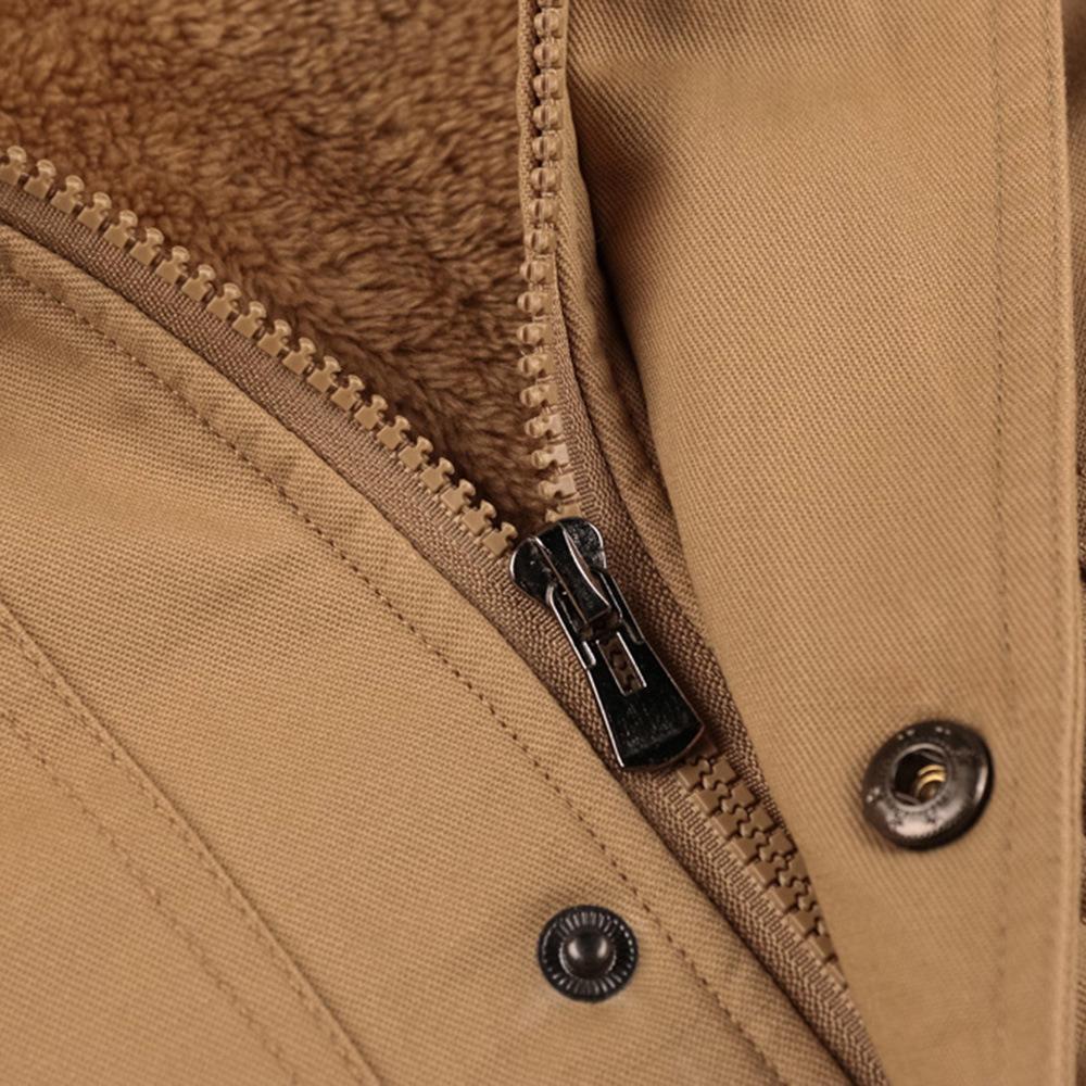 Dropshipping Leather Jackets Custom Clothing Dtg Winter Jacket Men Coat 4XL Men'S Plus Size Fleece Zip up Warm Jackets